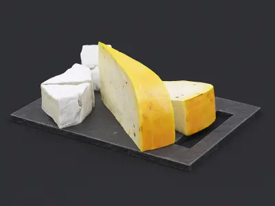Cheese Board II 3D model