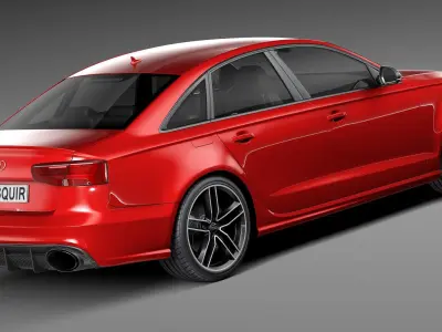 Audi RS6 sedan 2015 3D model