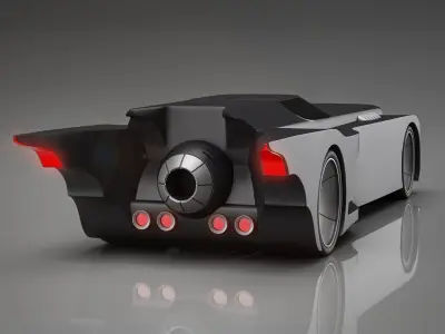 Batmobile from Batman The Animated Series 3D print model