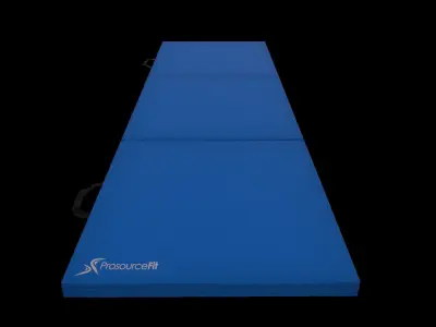 Tri-Fold Folding Exercise Mat 3D model