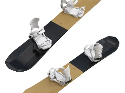 Snowboards 2 3D model