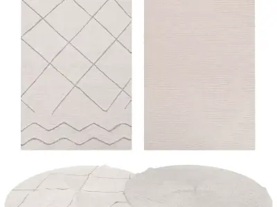 Rugs No 1061 Low-poly 3D model