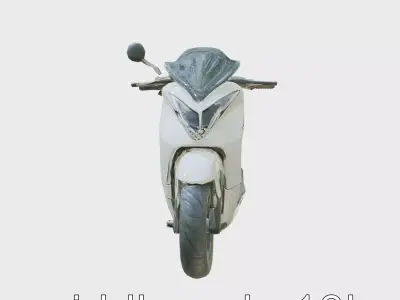 Trombia Guardian Scooter Aerodynamic Design Low-poly 3D model