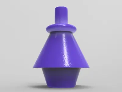 Fiyu Vase Low-poly 3D model