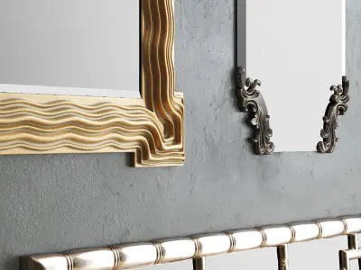 Mirror Collection Set 04 3D model