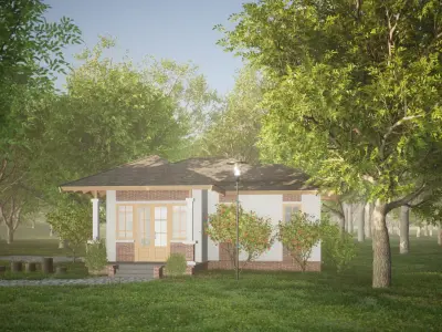039Countryhouse1f66m2 3D model
