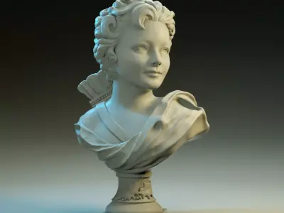 Bust of Cupid  3D print model