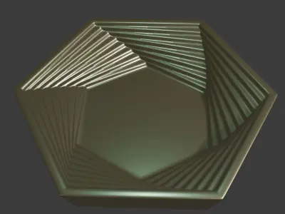 3D MODELS STL FILE SERVING PLATE FOR CNC ROUTER ENGRAVER Free 3D print model