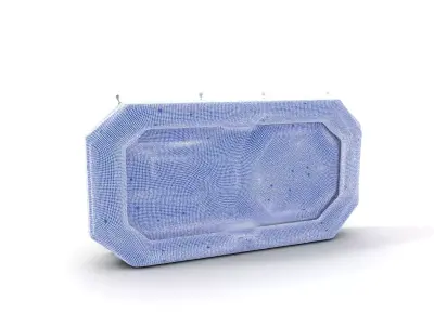 Futuristic Neon Wall model pack Low-poly 3D model