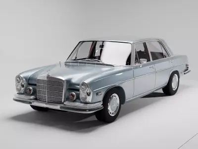 Mercedes Benz 300 SEl 6 3 Low-poly 3D model