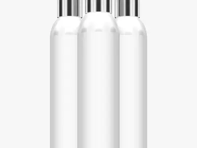 Plastic Shampoo Bottle 3D model
