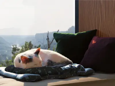 Art Studio and Home Office Scene 3D model