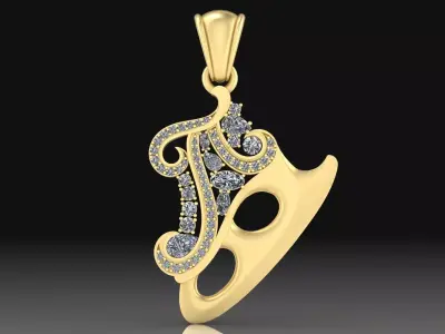 pendant Skates 3D print model