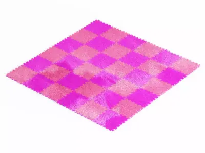 Puzzle Carpet Fur 2 3D model