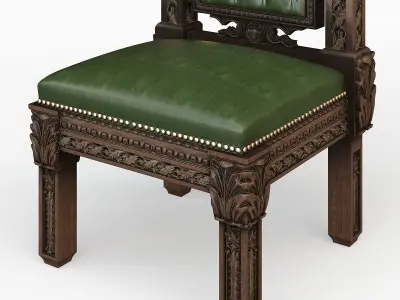 Gothic Throne 3D model