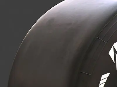 F1 Ferrari F60 Wheel and Slicks 3D model