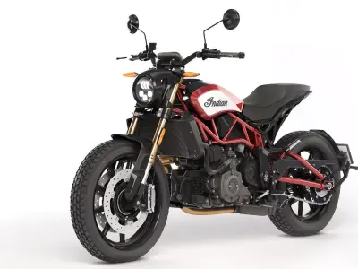 Indian FTR 1200 S 2019 3D model