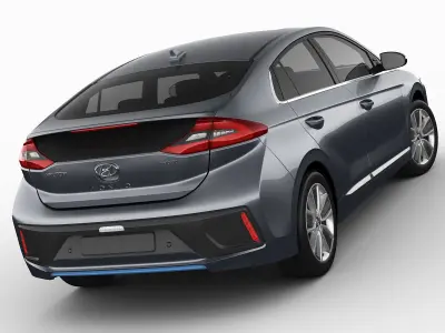 Hyundai Ioniq Hybrid 2017 3D model
