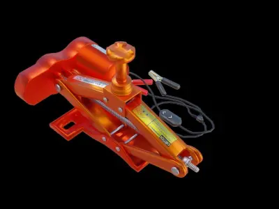 Electric Car Jacks Low-poly 3D model