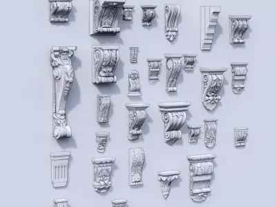 Revit Decorative Plaster  3D model