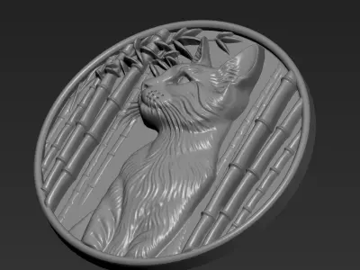 Cat A18 3D print model