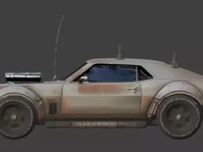 Tactical Armored SUV 3D Model Low-poly 3D model