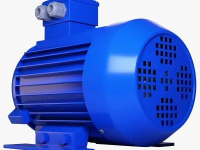 Electric Motor 3D model