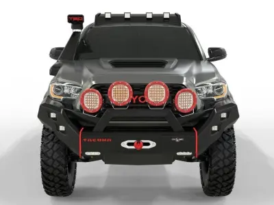 Generic Tacoma 2018 TRD Pro Ecotechene Edition  3D model