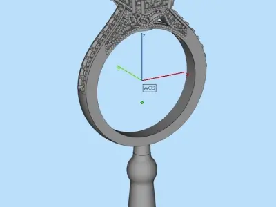 gold ring code 35 3D print model