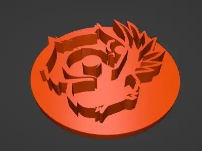 Owl Cookie Stamp and Cutter 3D print model