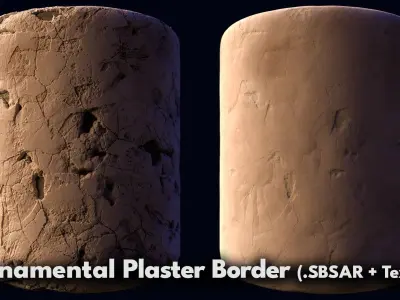 Ornamental Plaster Border Texture