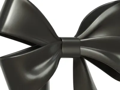 Christmas Bow Ribbon 94 Low-poly 3D model