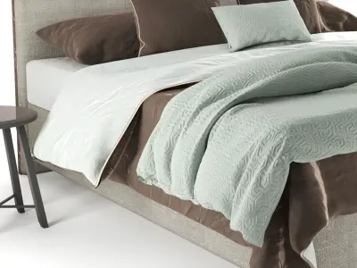 Sport touch bed set 019 3D model