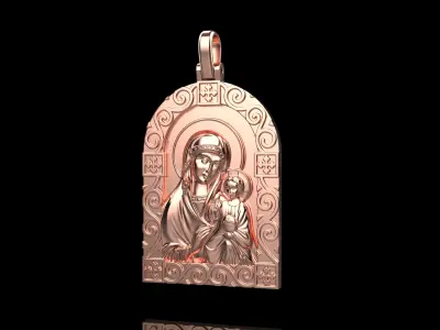 St Mary pendant model 1016 3D print model