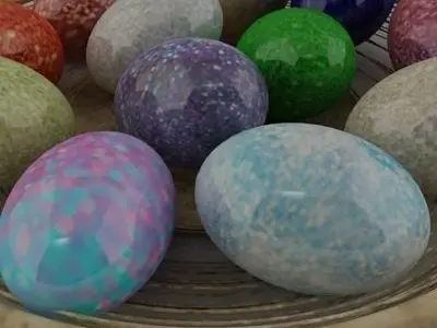 Easter eggs Free 3D model