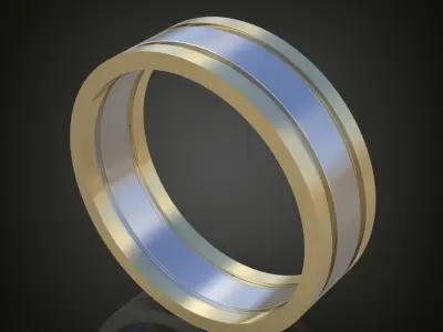 Ring 3D model 0110 printable model4 Free 3D print model