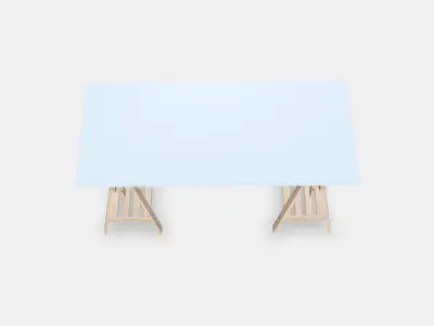 TEAM CAPTAIN - CENTER BACK Desk 1 Low-poly 3D model
