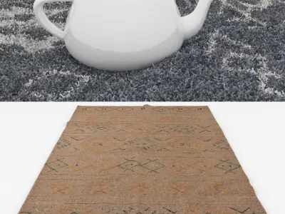Rugs No 395 Low-poly 3D model