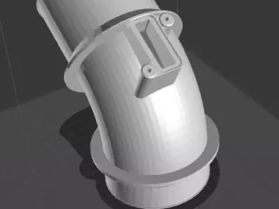 Volvo V40 T4 MAF adapter 3D print model