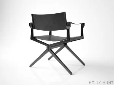 Holly Hunt Haka Director Chair 3D model