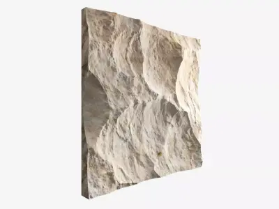 77-RockPanel sandstone wall texture 3D model