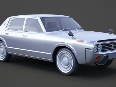 Toyota Crown sedan 1971 3D model