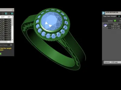 ring code 32 3D print model