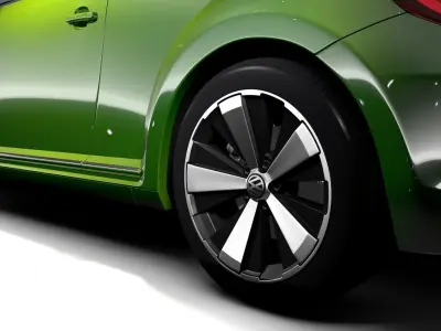VW Beetle Convertible Turbo 2018 3D model