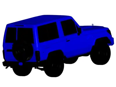 Toyota Land Cruiser 3door  3D model