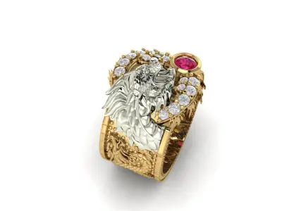 Dragon ring 3 3D print model