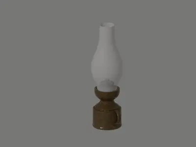 Oil Lamp 3D model