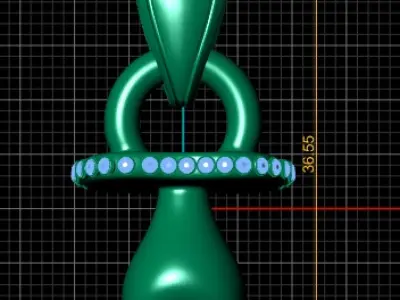 SOOTHER PENDANT 3D PRINTABLE MODEL  3D print model