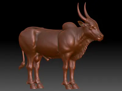 Ox - Indian 3D print model
