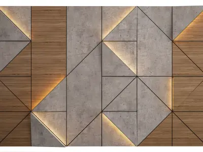 Wall Panel 11 3D model